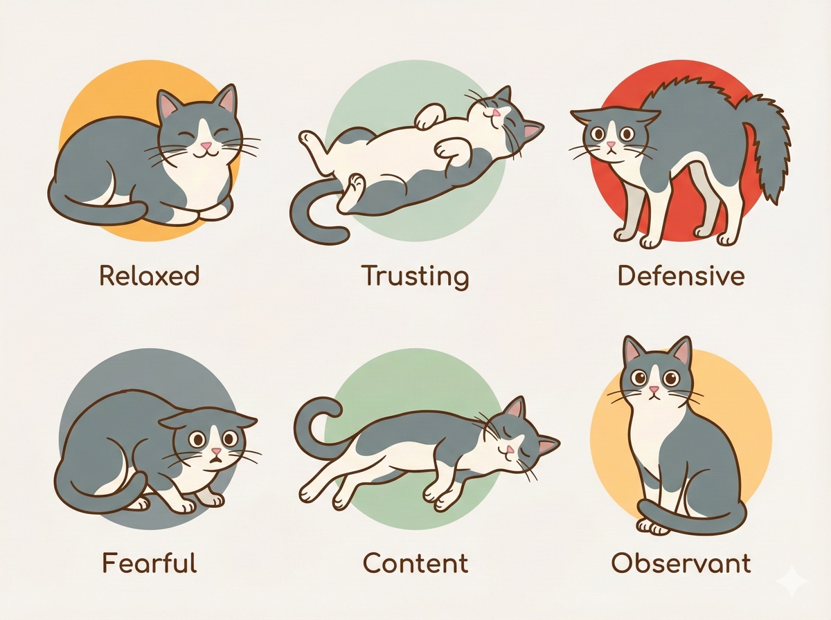 Common body postures and their meanings