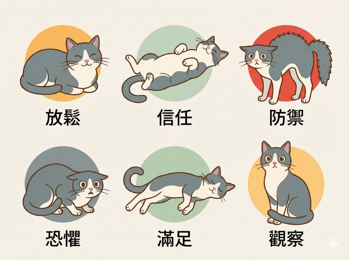 常見身體姿態解讀